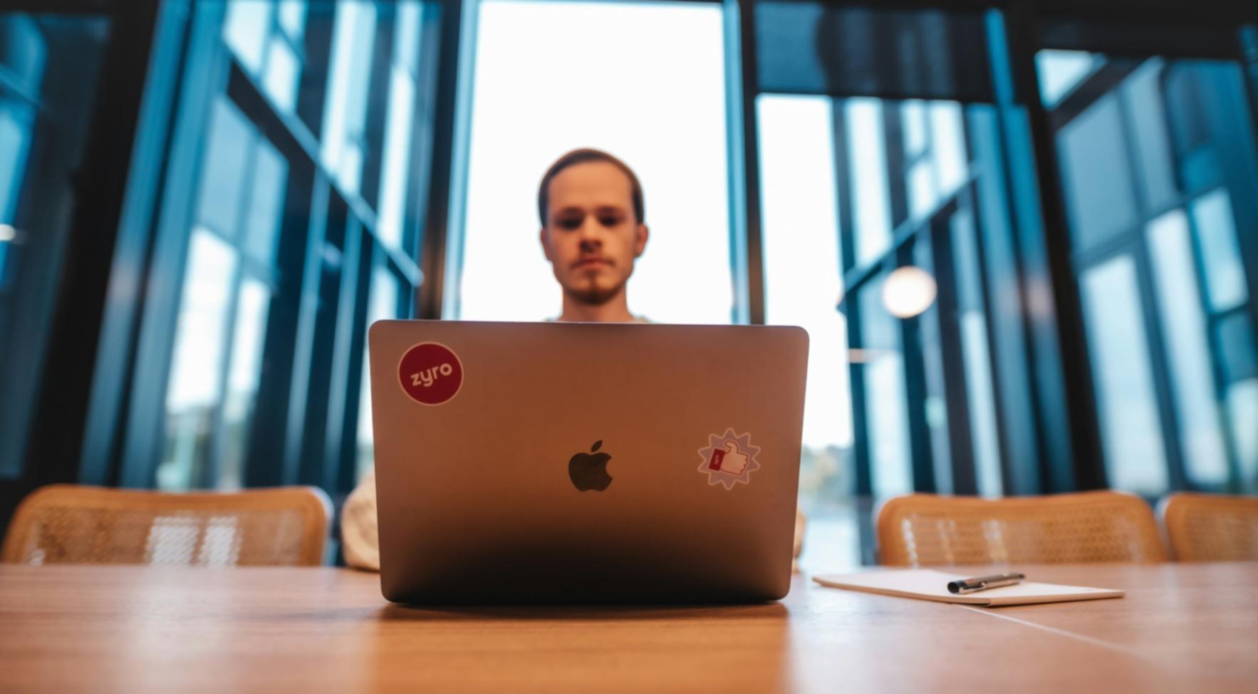 Designer receiving feedback during review session